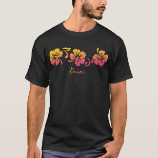 Camiseta Arte de Flor de Hibisco de Recuerdo de Vacaciones