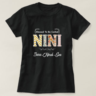 Camiseta  Arte de flor de niños personalizado bendito para 