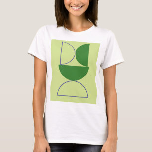 Camiseta arte de formas abstractas
