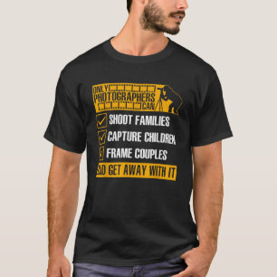 Camiseta Arte de Fotógrafo Genial Para Hombres Mujeres Foto