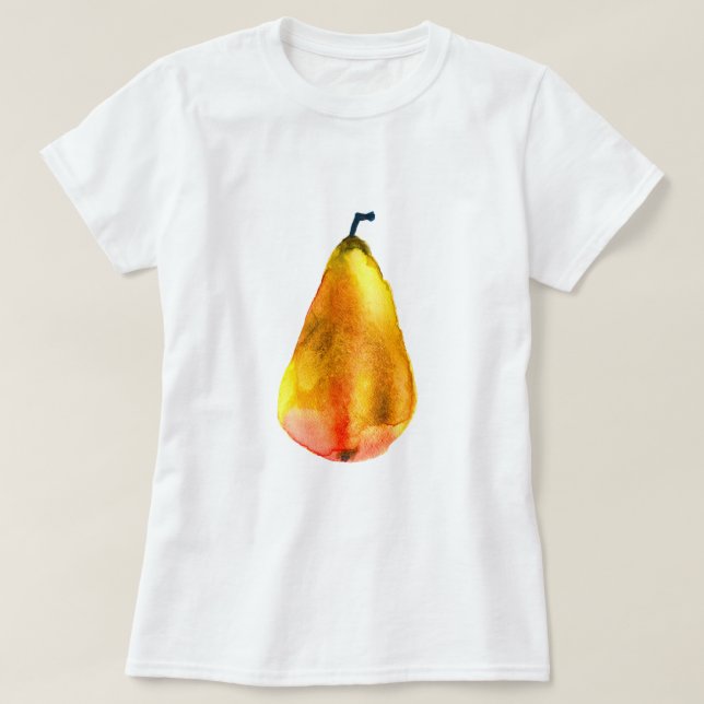 Camiseta Arte de frutas Golden Pear (Diseño del anverso)
