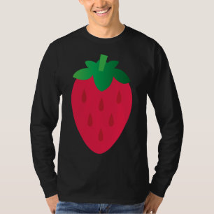 Camiseta Arte de frutillas de fresa