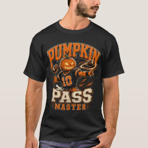 Camiseta Arte de Fútbol de Halloween Maestro de la Calabaza