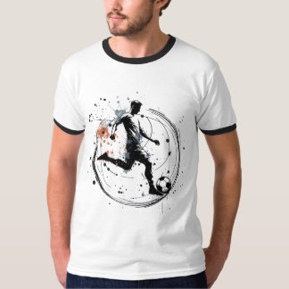 Camiseta Arte de Fútbol Dinámico