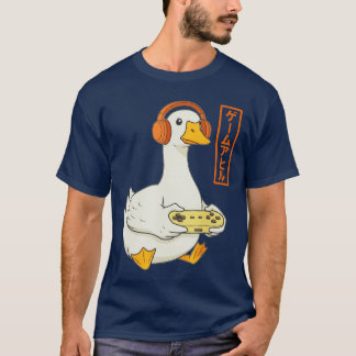 Camiseta Arte de ganso de jugador japonés hombres mujeres n