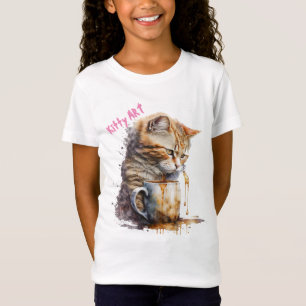 CAMISETA ARTE DE GATITO
