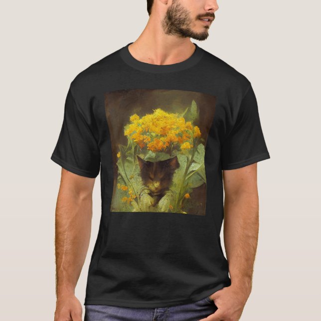 Camiseta Arte de gato (Anverso)