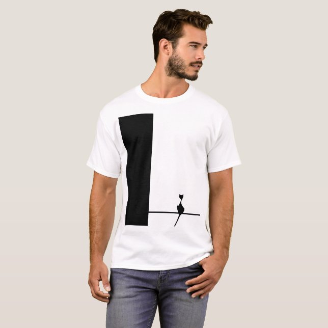 Camiseta Arte de gato (Anverso completo)