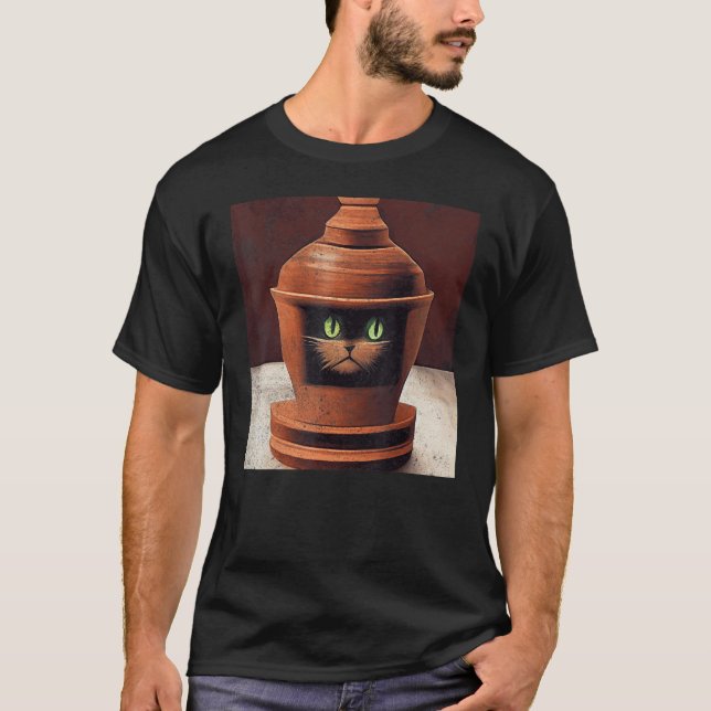 Camiseta Arte de gato (Anverso)