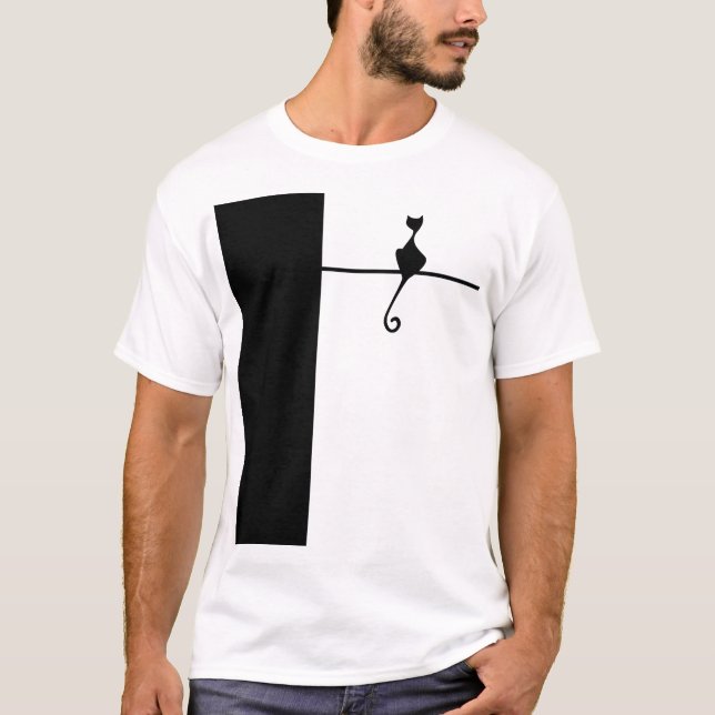Camiseta Arte de gato (Anverso)