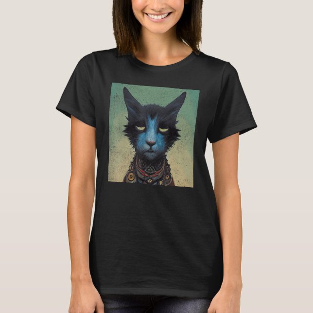 Camiseta Arte de gato 10 (Anverso)