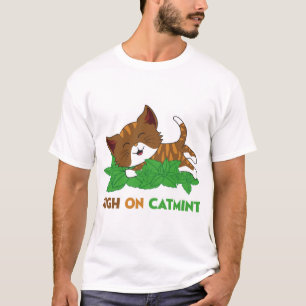 Camiseta Arte de gato de dibujos animados divertido y coloc