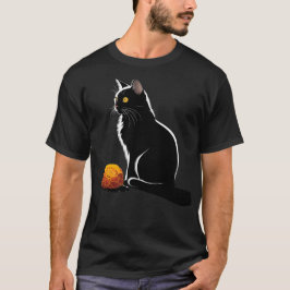 Camiseta Arte de gato - Flores de gato de gato de gato de g
