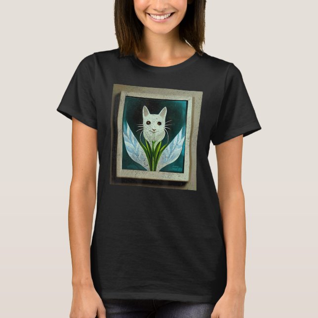 Camiseta Arte de Gatos (Anverso)