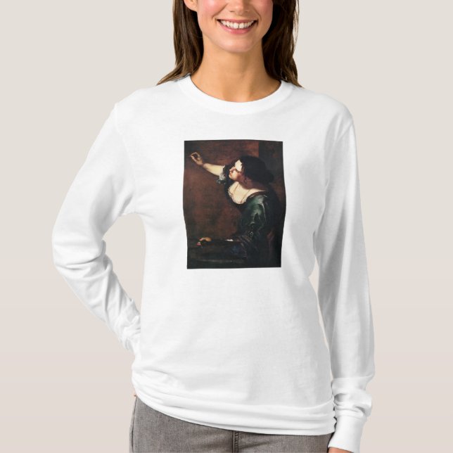 Camiseta Arte de Gentileschi de la artemisia (Anverso)