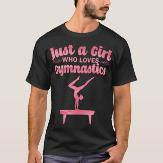 Camiseta Arte de Gimnasia Genial para Chicas Mujeres Gimnas