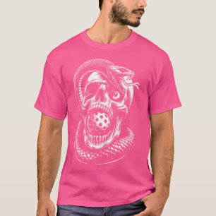 Camiseta Arte de Gótico de serpiente de pelota de voladizo