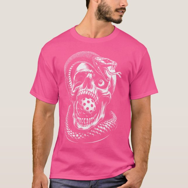 Camiseta Arte de Gótico de serpiente de pelota de voladizo  (Anverso)