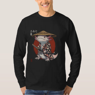 Camiseta Arte de grabado en madera japonés Guerrero Samurái