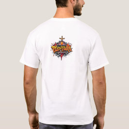 Camiseta arte de graffiti de calabaza de halloween