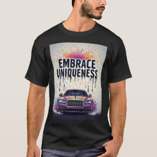 Camiseta Arte de grafiti de automóviles de lujo que abraza
