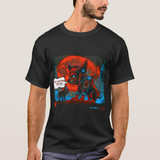 Camiseta Arte de grafiti de pug y hombre lobo 11