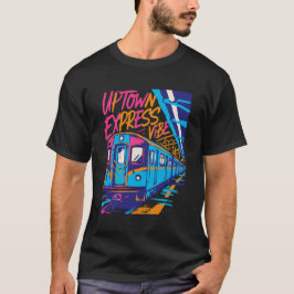 Camiseta Arte de grafiti del metro Uptown Express