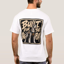 Camiseta Arte de Gran Danés Hecho Para La Gran Jugada