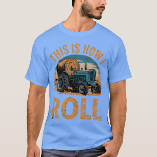 Camiseta Arte de granjero para hombres mujeres Tractor Agri