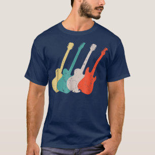 Camiseta Arte De Guitarra Vintage De Guay Para Hombres Guit