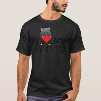 Camiseta Arte de Hamster de oso negro sirio
