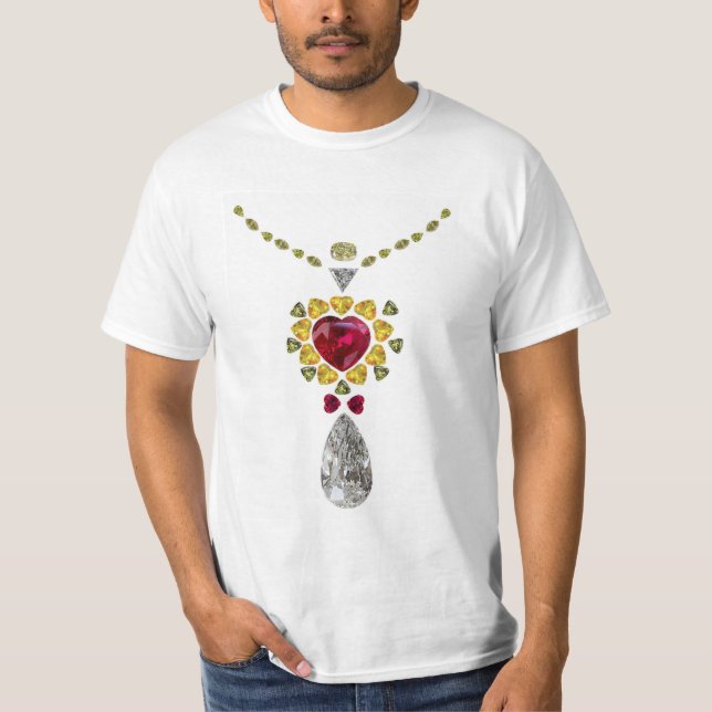 Camiseta Arte de Heart Gemstone (Anverso)
