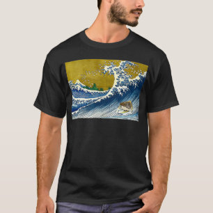 Camiseta Arte de Hedgehog para el surf en Japón