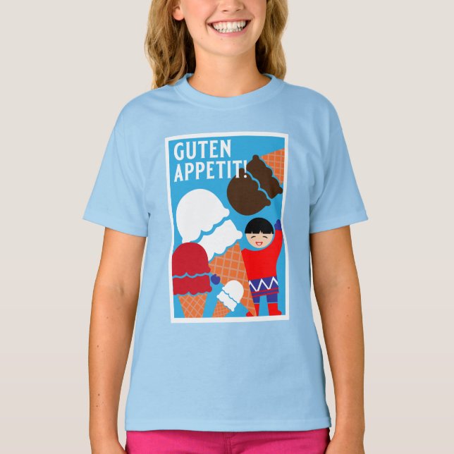 Camiseta Arte De Helado Retro Vintage (Anverso)