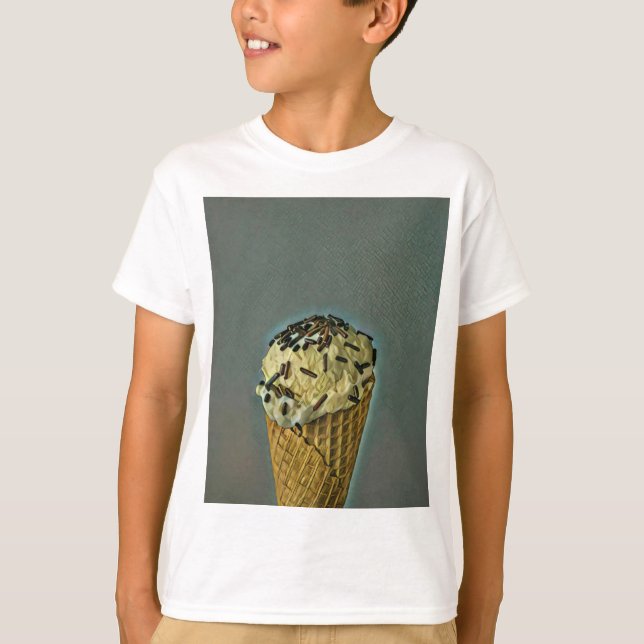 Camiseta Arte de helados de época (Anverso)