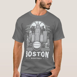 Camiseta Arte de hinchas de baloncesto de Boston