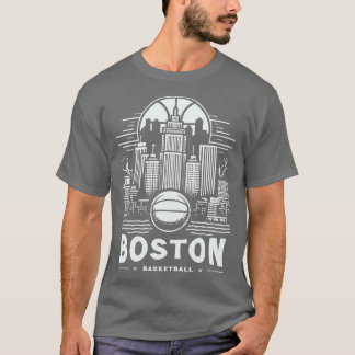 Camiseta Arte de hinchas de baloncesto de Boston