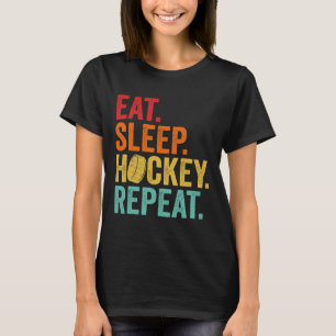 Camiseta Arte de hockey divertido para niños hombres adulto