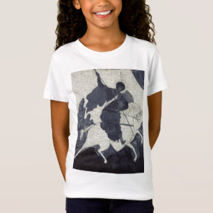 Camiseta Arte de Icono Ortodoxo Oriental de San Jorge el Vi