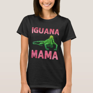 Camiseta Arte De Iguana Para Mamá Chicas Mujeres Reptile Ig