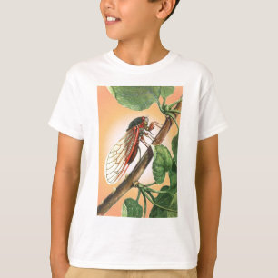 Camiseta Arte de Ilustracion de insectos Cicada
