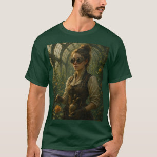 Camiseta Arte de jardinero victoriano steampunk