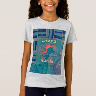 Camiseta Arte de jirafa lúdico: Un destello africano