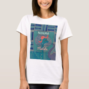 Camiseta Arte de jirafa lúdico: Un destello africano