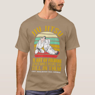 Camiseta Arte de Jiu Jitsu de ropa plegable BJJ MMA