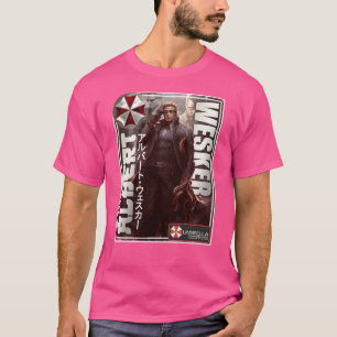 Camiseta Arte de juego retro de Resident Evil Albert Wesker