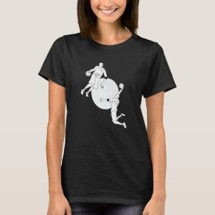 Camiseta Arte de jugador de baloncesto minimalista Streetba
