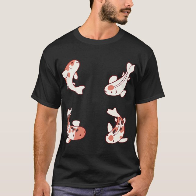 Camiseta arte de koi pack (Anverso)