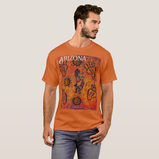Camiseta Arte de Kokopelli (Anverso completo)