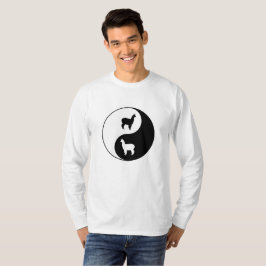 Camiseta Arte de la alpaca de Yin Yang